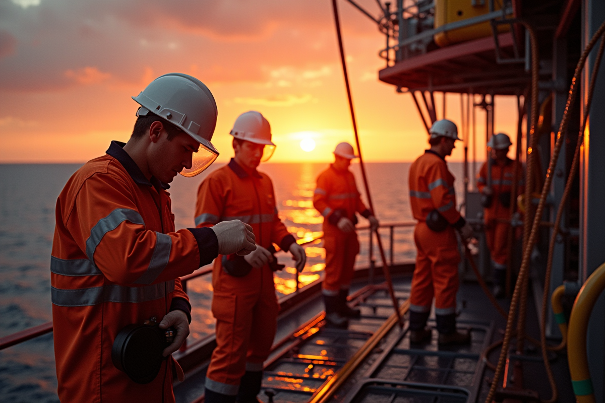 pétrole  métiers